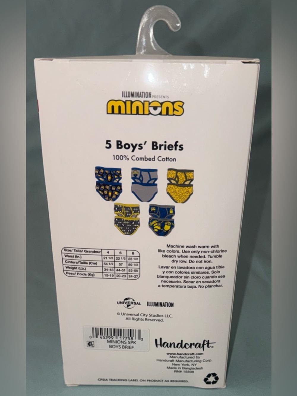 Boys' Despicable Me Minions 5pk Briefs - 6 - Picture 4 of 9